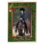 Western Pleasure Quarter Horse Christmas Card
