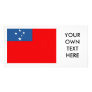Western Samoa Flag Picture Card