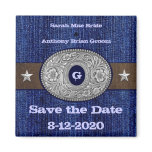 Western Save the Date Magnets