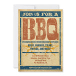 Western Style BBQ Invitations