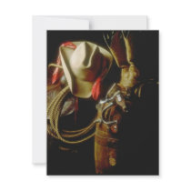 WESTERN THEMED PARTY INVITATION ~ EZ2 CUSTOMIZE
