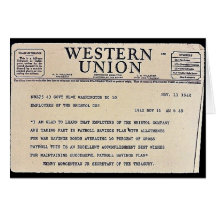 Western Union Greeting Cards