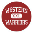 Western - Warriors - High - Las Vegas Nevada stickers
