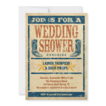 Western Wedding Shower Invitations
