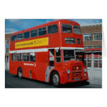 Western Welsh Leyland decker in National bus liver Greeting Cards