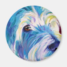 Westie #1 fridge magnet