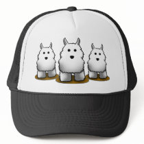 Westie Alpha Dog Trucker's Cap Mesh Hats