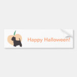Westie and Pumpkin Bumper Sticker