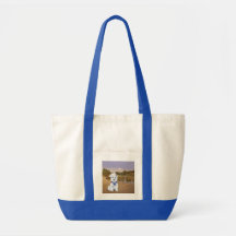 Westie and Sailboats Canvas Bags