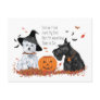 Westie and Scottie Halloween Postcards