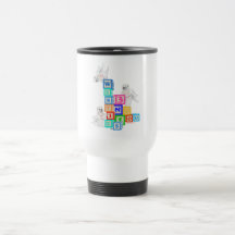 Westie Angel Blocks Mugs