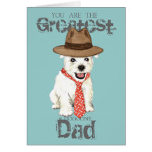 Westie Dad Cards