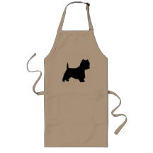 Westie Dog (black) Apron