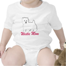 Westie Mum Baby Creeper