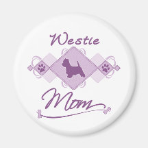 Westie Mum Fridge Magnets