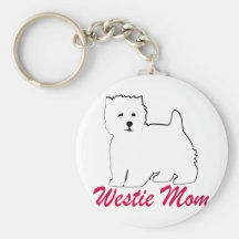 Westie Mum Key Chains