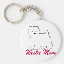 Westie Mum Keychains