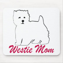 Westie Mum Mousemat