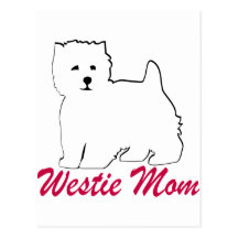 Westie Mum Postcards