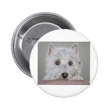 Westie Pinback Button