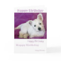 Westie Pup Card