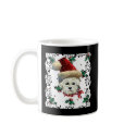 Westie Santa mugs