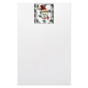 Westie Santa stationery