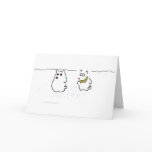 Westie snowman card