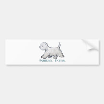 Westie Squirrel Patrol Bumper Stickers
