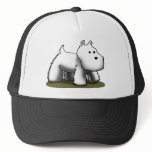 Westie Trucker's Cap hats