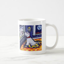 Westie TV watcher Coffee Mugs
