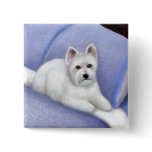 Westie West Highland Terrier Pin buttons