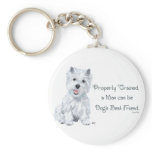 Westie Words of Wisdom Key Chains