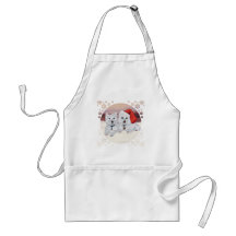 Westies in Wintertime Apron