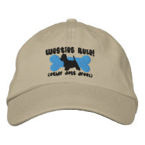 Westies Rule Embroidered Hat