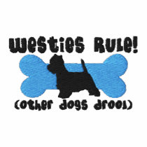 Westies Rule Embroidered Shirt (T-Shirt)