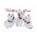 Westies Rule! Postcards