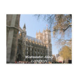 Westminister Abbey postcard