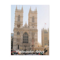 Westminster Abbey London UK postcard