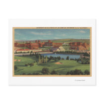 Westwood Hills, CA - View of U.C.L.A. Campus Postcards