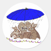 Wet Bunnies Sticker