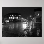 Wet Evening, Salisbury Road Cardiff (2) Poster