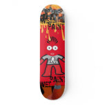 WET:<IPAINT SKATE BOARD