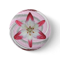 Wet Lily Swirl ~ button