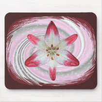 Wet Lily Swirl ~ mousepad