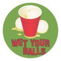 Wet your Balls. Stickers