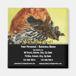 We've moved announcement refrigerator magnet