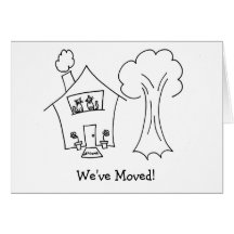 We've moved! card