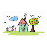 We've Moved House Profile Card Bulk Notification business cards