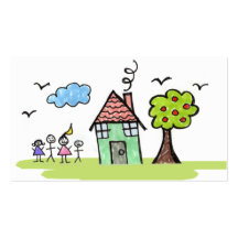 We've Moved House Profile Card Bulk Notification Business Card